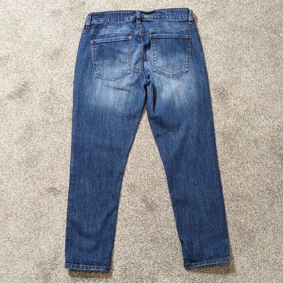 Women's DEX Denim Blue Jeans w Whiskers; Mid-Rise; Size 27 - Picture 3 of 5